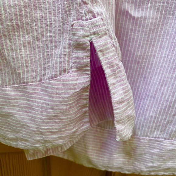 Love Linen by J.Jill Half-button Popover Tunic Sz XL - Picture 7 of 7